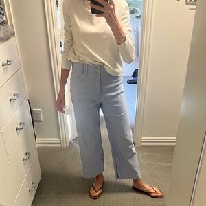 Anthropologie Light Blue Cropped Pants
